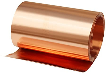 Metal foil,Copper Foil Tape Conductive Adhesive Copper Metal Plate for Crafts, Building Decoration 0.4 X 50 X 1000,mm,0.8mm*50mm*1m (Size : 0.8mm*50mm*1m)