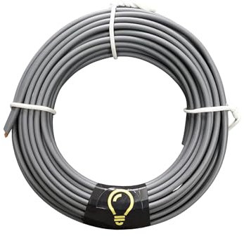 SHPELEC® Electrical Grey Twin & Earth 6242YH Cable - 1.5mm Mains Socket Ring - All Lengths (50m - 1.0mm)