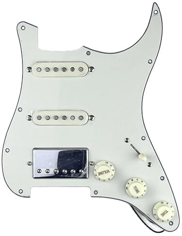 Loaded Pickguard Tonabnehmer Set Für HSS Dual Coil Gitarre Pickup Alnico Grau Basis Last Pickup Elektrische Gitarre Schlagbrett Pickup