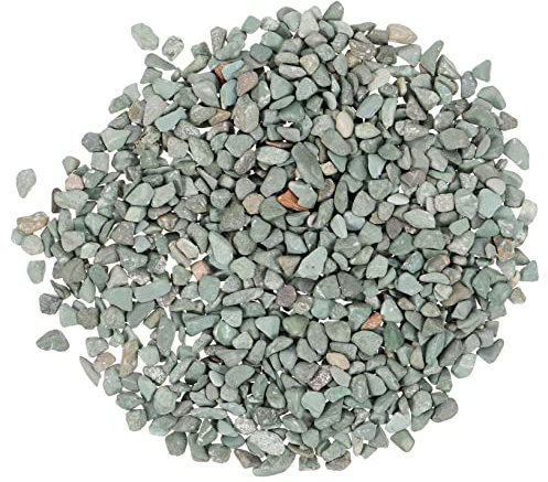 BCOATH Aquarium Pebbles Gray Stone Gravel Bags for Pond Water Feature Fountain Flower Pot Decor Mini Garden Scenery
