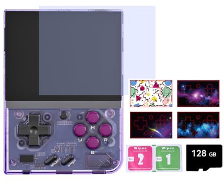 ExploTex Mioyo Mini Plus Retro Handheld Game Console, 3.5 Inch Portable WiFi Handheld Retro Game Console