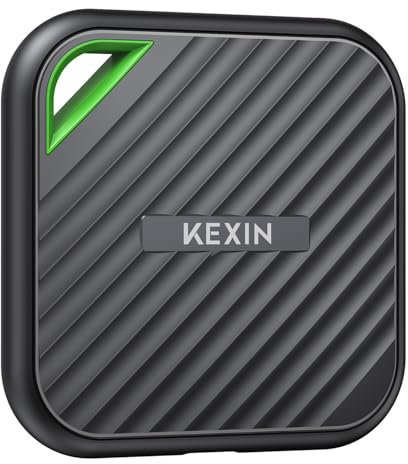 KEXIN 2 TB SSD Extreme Portable SSD hasta 2000 MB/s de lectura USB-C 3.2 compatible con PS5 Xbox Laptop MacBook/Pro/Air Negro