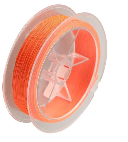 Orange Black 30lb Line Backing Fishing Trout Line, Low Stretch, 37g Weight, Easy to Knot (B)