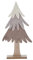 ZauberDeko Tannenbaum Aufsteller Filz Holz Braun Weihnachten 30cm Oder 43cm Deko, Größe:Klein