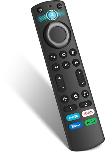 Replacement Voice Remote Control Fit for AMZ Smart TVs Stick/Stick Lite/Stick HD/4K/4K Max/TV Cube, Smart TV 3rd Gen, Omni Series, Compatible with All Insignia Pioneer Smart TVs