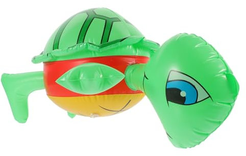 BRIGHTFUFU Aufblasbare Schildkröte Party Prop Für Geburtstagsfeiern Aufblasbarer Schildkrötenballon Aus Pvc Für Poolspiele Aufblasbares
