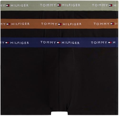 Tommy Hilfiger Herren 3P WB Trunk UM0UM02763 Trunk, Gelb, XL, Gelb (PRP NVY/Utl Sge/Hcky), XL