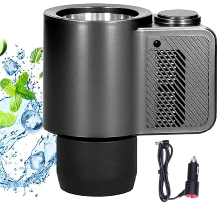 Rtxbvg Portabicchieri intelligente per auto, supporto di raffreddamento per bevande, campeggio, viaggi, guida, refrigeratore di lattine di bevande