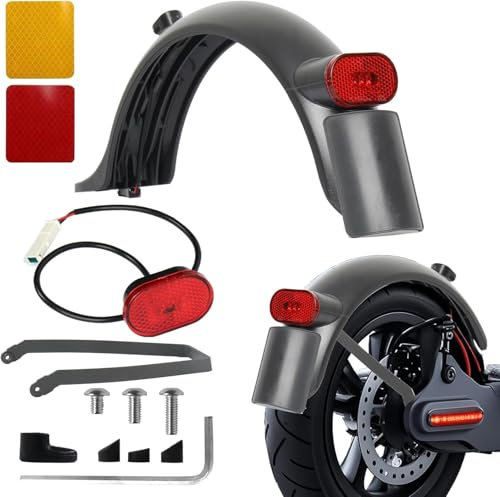 Tismels Hinterer Kotflügel Electric Scooter, E Scooter Schutzblech Hinten, Hinteres Schutzblech Kompatibel für E Scooter Xiaomi M365 1S Pro 2 mi 3 Essential Elektroroller Ersatzteil