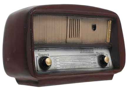 OKUMEYR Dekoration Elegante Kleiner Dekoration Vintage Kleiner Grammophon aus Kunstharz Retro Klassische Phonograph Modellierung Heimschmuck für Schreibtisch für Wohnzimmer