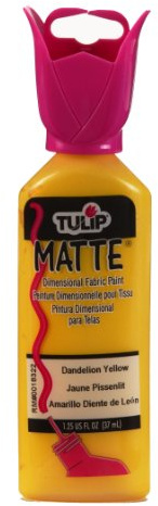 Tulip 1.25oz 3D Paint Matte (Dandi Yellow)