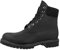 Timberland, AF 6In Prem BT Black Black, Stivali, Uomo, Nero (Black Smooth), 43