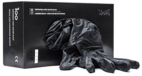 226953 MT Latex-Handschuhe, Größe M, Schwarz