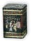 Classic Black Jap Classic Tea Caddy/Kitchen Storage Tin - 5LB - Height 25cm