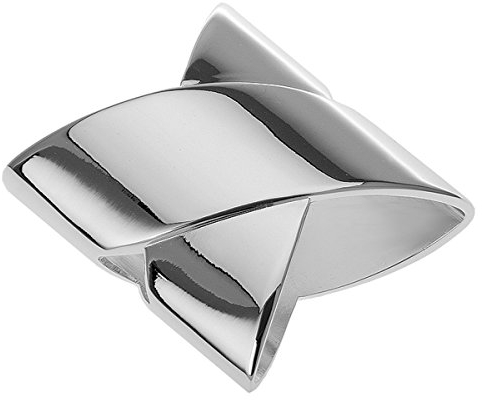 SILBERKANNE Serviettenring klassisch 5x5 cm für Stoffservietten Premium Silber Plated edel versilbert in Top Verarbeitung