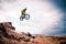 1art1 Mountain Biking Poster Take Me Higher Plakat | Bild 91x61 cm
