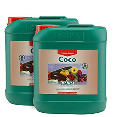 Canna Nutriments Hydroponiques Coco 5 Litres Set A+B