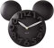 Meidi-Uhr, modernes Design, Mickey Mouse, große Ziffern, 3D-Wanduhr, Heimdekoration, Schwarz