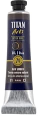 ÓLEO TIERRA SOMBRA NATURAL TITAN Extrafino 6 - 20ml. Nº 74