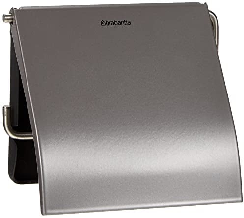 Brabantia Renew Collection Portarrollos de Papel higiénico, Acero Inoxidable, Gris