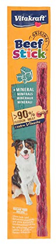 Vitakraft - Beef Stick Mineralien, Snack für Hundefleisch mit Mineralien - 12 g