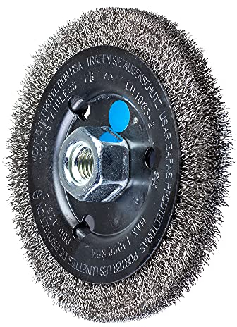 PFERD Rundbürste ungezopft RBU | Ø 125x12mm M14 Edelstahl-Draht-ø 0,30 | 43502302 – für Winkelschleifer