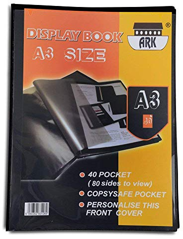 A3 Display Book (Presentation) 40 Pockets (80 to View) by ARK