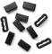RuenTech Befestigungsring für Garmin vivoactive 3/Vivomove Hr/venu sq/venu 2 plus/forerunner 55 158 Strap Zubehör Loop Hoop Silikon (10pcs)