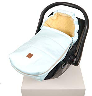 Kaiser 6534196 Babyschalen Fußsack Emma, denim blue, blau