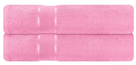 Mixibaby 2er Set Gästetuch Gästetücher Gästehandtücher 30x50 Frottee 100% Baumwolle, Farbe:Altrosa