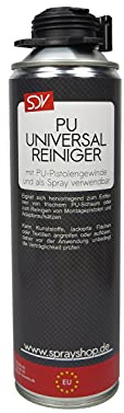 SDV Chemie PU Universal Schaum Reiniger 3x 500ml Montageschaumreiniger Bauschaumreiniger NBS Pistolenreiniger