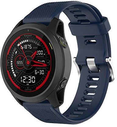 KUTEWEU Armbänder für Garmin Forerunner 945 Lite/Forerunner 745 Strap,Silikon Ersatzbänder Sport Uhrenarmband Weiches Armband Bracelet für Garmin Forerunner 945 Lite/Garmin Forerunner 745