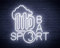 Sportbar mit Bierkrug Flex Silikon LED Neonschild - weiß - st16s33-fnu0422-w