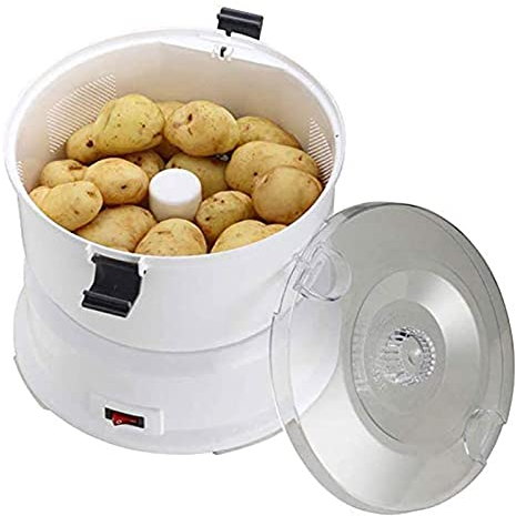 UGCER Éplucheur de Pommes de Terre, éplucheur Automatique, déshydrateur de séchage de légumes, éplucheur de Pommes de Terre électrique, démarrage à Une Touche, Facile à Utiliser