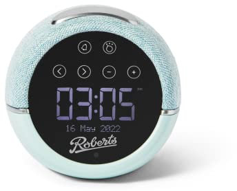 Roberts Zen Plus Wellbeing Digital Alarm Clock Radio with Sleep Sounds and Bluetooth – Duck Egg