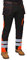 HASHOOB TRADING FZE Men’s Hi Vis Trousers high Visibility Cargo Workwear Soft Heavy Duty Multi Pocket Easy Care Pants Reflective Tape Work Trousers (BLACK1, 34W X 30L)