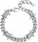 ChainsHouse Mens Barbed Wire Bracelet Goth Stainless Steel Cuban Link Bracelets for Men Women Barbwire Bracelet Hip Hop Jewellery Punk Spiked Cool Bracelets