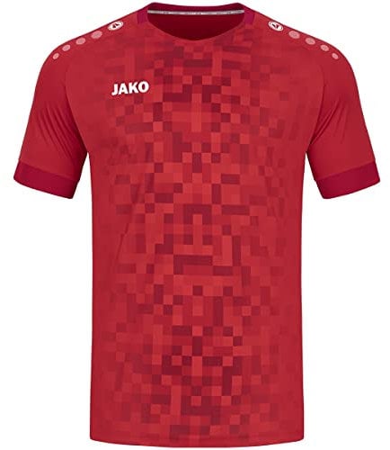 JAKO Herren Trikot Pixel (Kurzarm), Sportrot, S