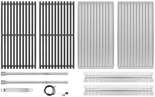 EasiBBQ Plaques émettrices, plaques chauffantes, grilles de cuisson et brûleur pour Charbroil TRU-Infrared 463644220 463632320 463642316 463675016 463245518 463675016P1 463642316 G36642316 2-2100