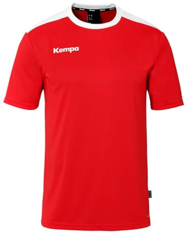 Kempa Herren Emotion 27 T-Shirt, Rot/Weiß, 3XL EU