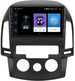 2 DIN Radio de Coche de 9 Pulgadas Soporte Carplay/Android Auto para Hyundai I30 2009 Pantalla Android 13 con GPS/Bluetooth/FM/RDS/Soporte Cámara Trasera (Color : N1 4Core 1+32G)