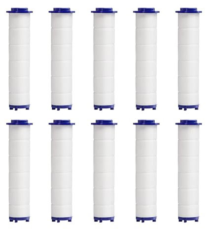 Cartucho De Filtro De Agua Para Ducha - Reemplazo De Algodón PP, 10 Piezas | Filtro Para Cabezal De Ducha De Agua Dura, Descalcificador De Agua, Alto Rendimiento, Filtración Óptima