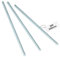 3 Pièces Tige Filetée M8 x 300 mm, Tiges Filetées en Acier Galvanisé, Tige Filetee avec Filetage Métrique Complet & Classe de Résistance 4.8, Goupille Filetée Métrique Boulon Fileté Tiges Métallique