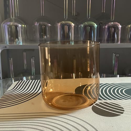 Cosmic Bol chantant en cristal de quartz et note Sol 17,8 cm