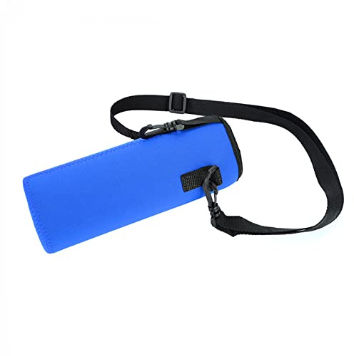 POENVFPO 1000 ml Flaschenabdeckung, isolierte Wasserflaschen-Tragetasche, Outdoor-Flaschenschutz, Flaschenhülle mit Gurt für Reisen