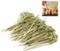 THKO Bamboo Cocktail Sticks, 200pcs, 12cm, Brown, Food Skewers
