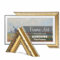TV GUARD TV-Rahmen, TV-Rahmen kompatibel mit Samsung The Frame TV – Perfekte Passform, Keine Störungen, Art-Modus kompatibel (Rustikales Gold, 32 Zoll)