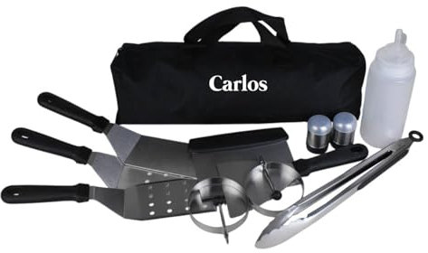 Estuche Personalizado para Barbacoa con Accesorios Regalos Hombre Padre Día del Padre Cumpleaños Verano Jardín 11 Utensilios