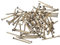 sourcing map 70Pcs Small Tiny Nails 1.2x20mm(DXL) Tiny Brass Nails Hardware Round Head Brass Nail for Wooden DIY Projects Decorative Boxes Household, Bronze Tone
