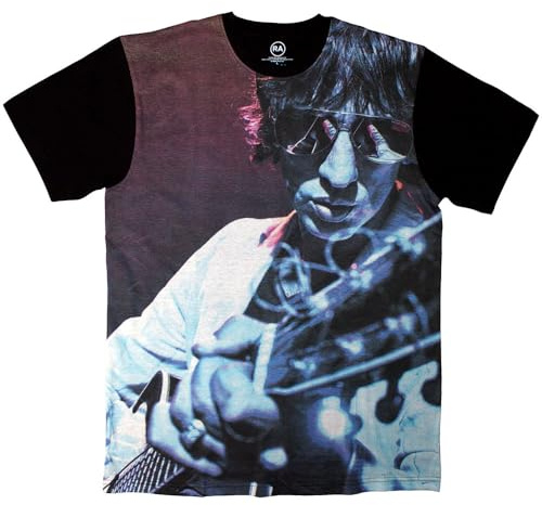 Richard Ashcroft Guitar All Over Print T Shirt S Black